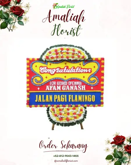 Sewa Papan Bunga Praya Barat